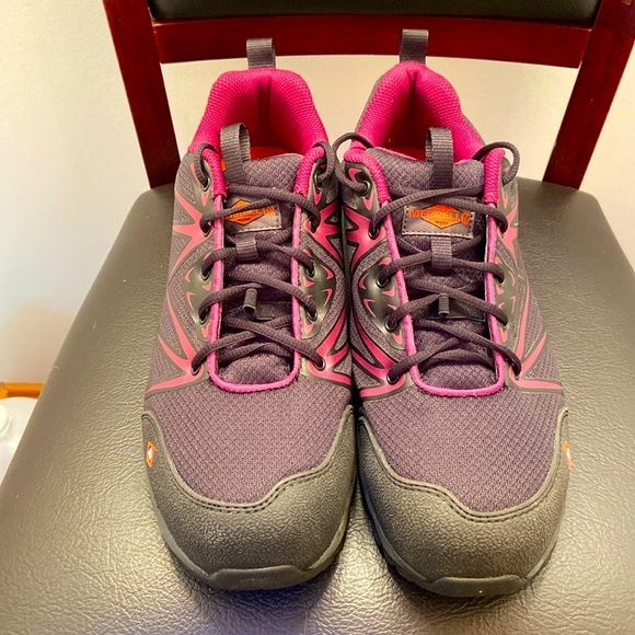 Women’s Merrell Full Bench Composite Toe Safety Work Sneakers Size 11 - Picture 2 of 4